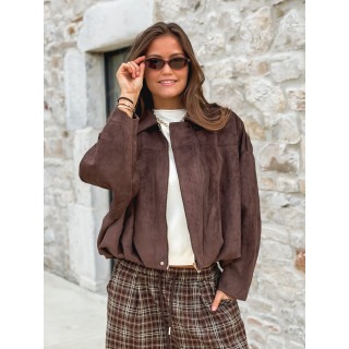 Veste Emna - Chocolat