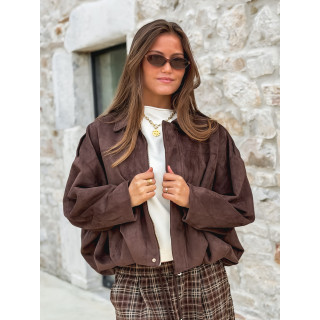 Veste Emna - Chocolat