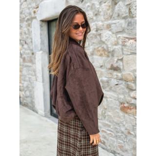 Veste Emna - Chocolat