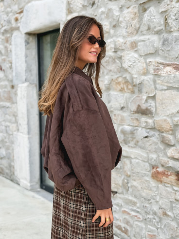 Veste Emna - Chocolat Veste Emna - Chocolat
