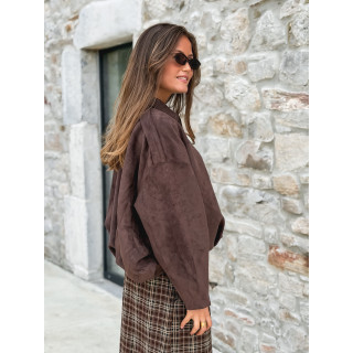 Veste Emna - Chocolat
