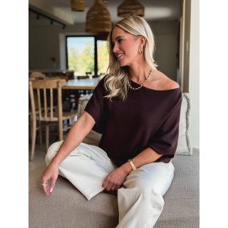 Blouse Althéana - Chocolat