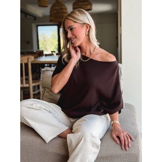 Blouse Althéana - Chocolat