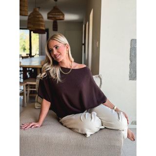 Blouse Althéana - Chocolat