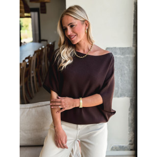 Blouse Althéana - Chocolat
