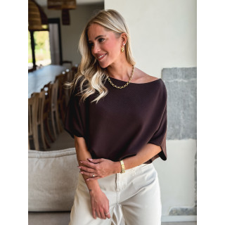 Blouse Althéana - Chocolat