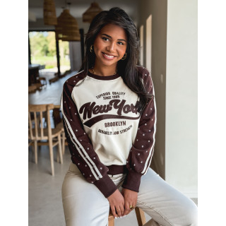 Pull "New York" - Chocolat