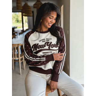 Pull "New York" - Chocolat