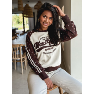 Pull "New York" - Chocolat