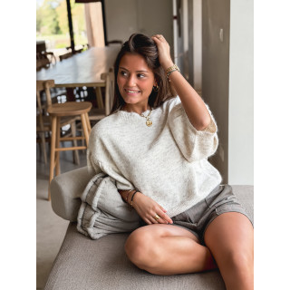 Pull Loucine - Beige chiné