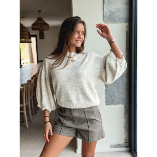Pull Loucine - Beige chiné