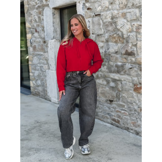 Gilet court Julinne - Rouge
