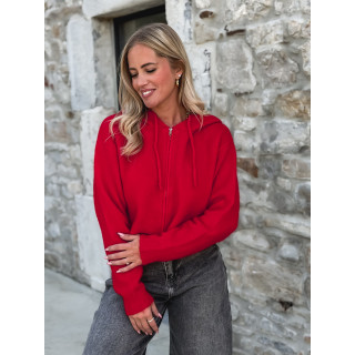 Gilet court Julinne - Rouge