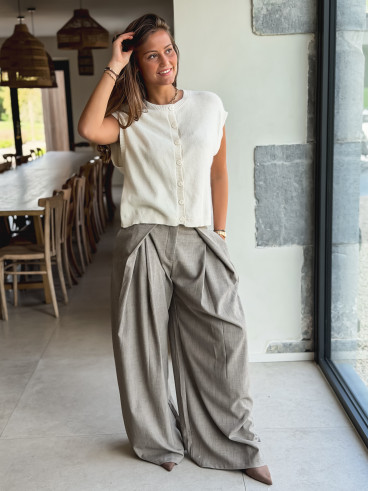 Pantalon Nélène - Taupe