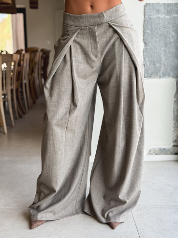 Pantalon Nélène - Taupe