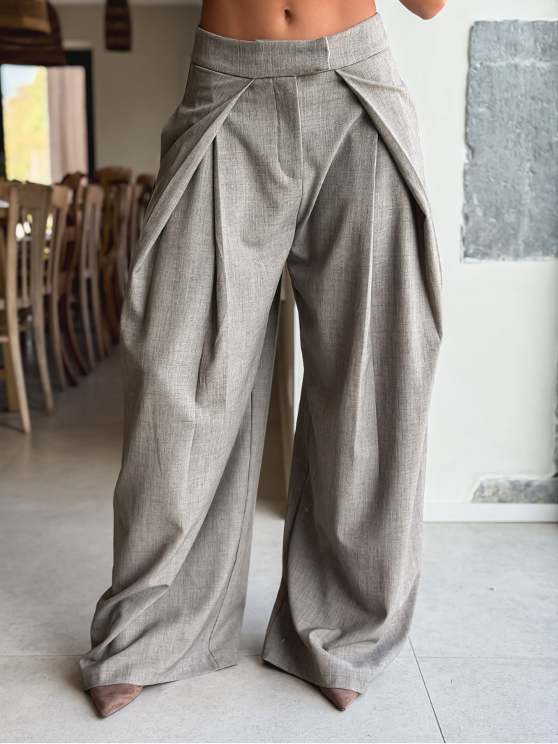 Pantalon Nélène - Taupe