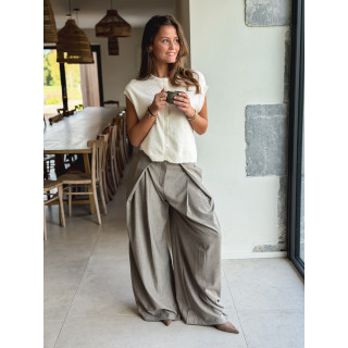 Pantalon Nélène - Taupe