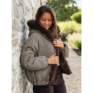 Veste réversible Enoria - chocolat