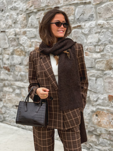 Blazer à carreaux Alexa - Marron Blazer à carreaux Alexa - Marron