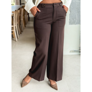Pantalon Aline - Chocolat