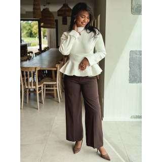 Pantalon Aline - Chocolat