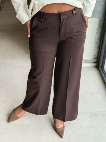 Pantalon Aline - Chocolat