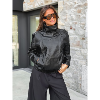 Veste en simili Merianna - Noir