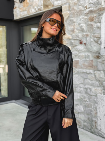 Veste en simili Merianna - Noir