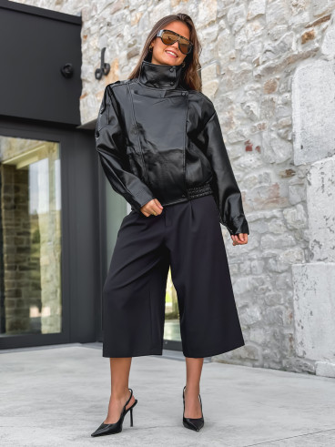 Veste en simili Merianna - Noir