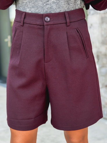 Short Zéline - Bordeaux Short Zéline - Bordeaux
