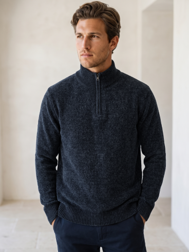Pull Tiago - Bleu marine