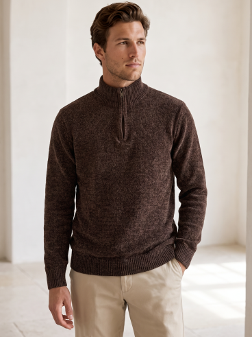 Pull Tiago - Chocolat
