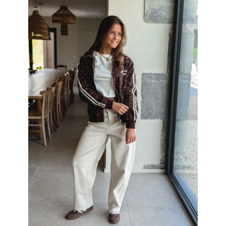 Gilet à pois Mazélia - Chocolat