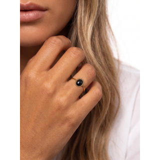 Bague Oréane - Doré/Gris