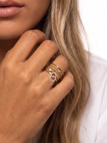 Bague Panthéa - Doré