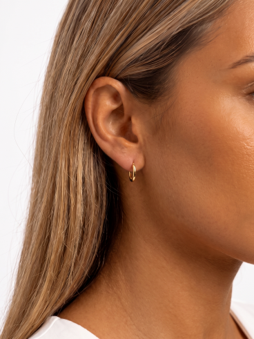 Boucles d'oreilles Axelia - Doré