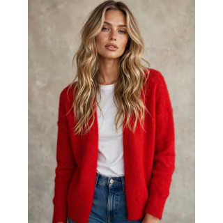 Gilet Mona - Rouge