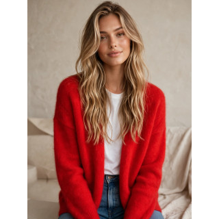 Gilet Mona - Rouge
