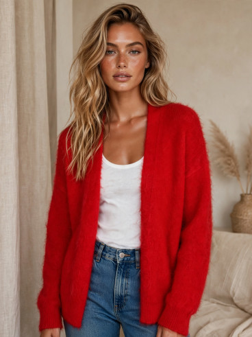 Gilet Mona - Rouge Gilet Mona - Rouge