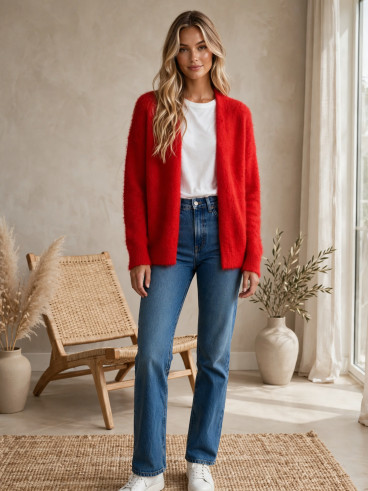 Gilet Mona - Rouge Gilet Mona - Rouge