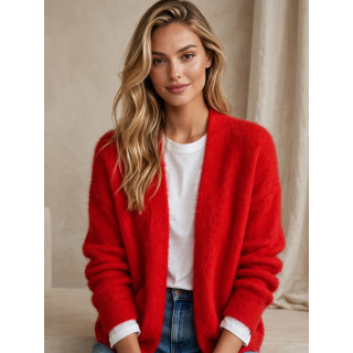 Gilet Mona - Rouge
