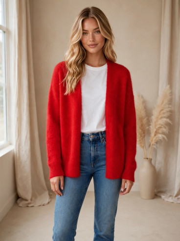 Gilet Mona - Rouge Gilet Mona - Rouge
