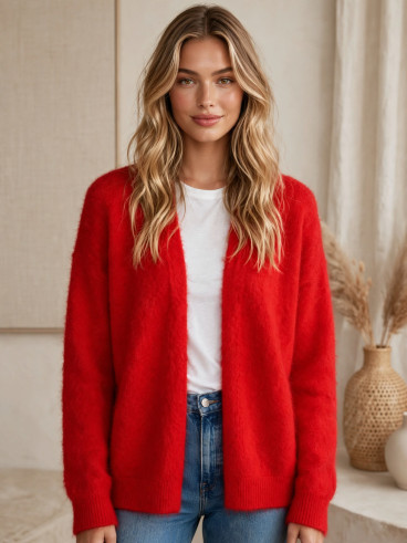 Gilet Mona - Rouge Gilet Mona - Rouge