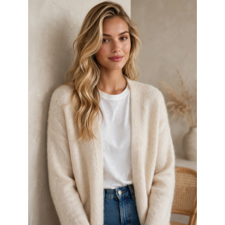 Gilet Mona - Beige clair