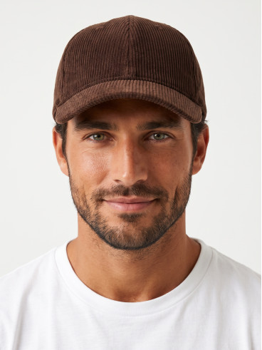 Casquette en velours Maé - Taupe