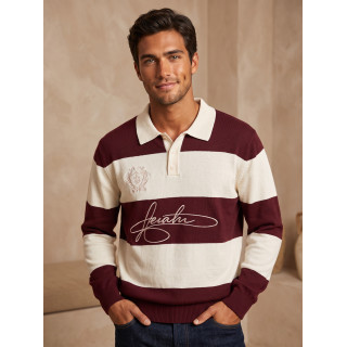 Pull ligné Harry - Bordeaux