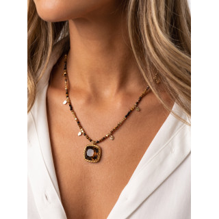 Collier Billie - Chocolat
