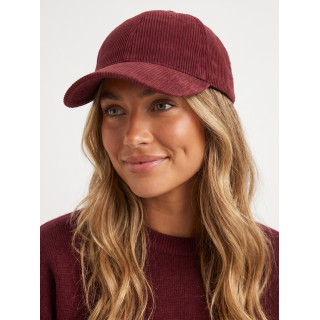 Casquette en velours Maé - Bordeaux