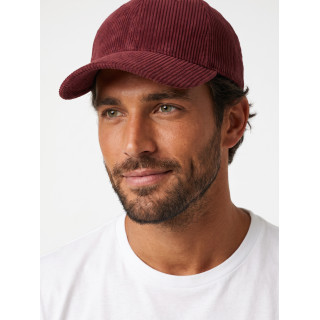 Casquette en velours Maé - Bordeaux