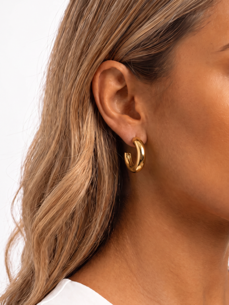 Boucles d'oreilles Jézalia - Doré Boucles d'oreilles Jézalia - Doré